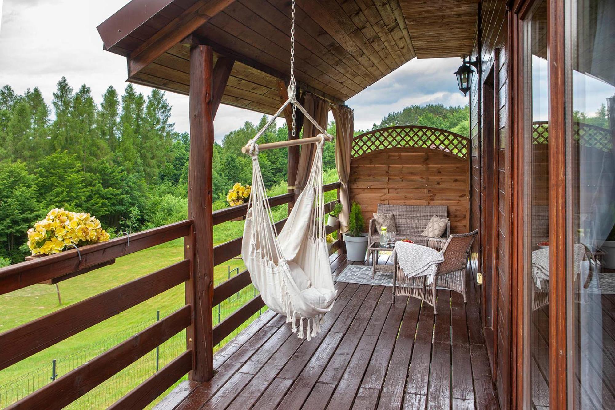 Zacisze Na Kaszubach Z Balia Z Jacuzzi Ferienhaus